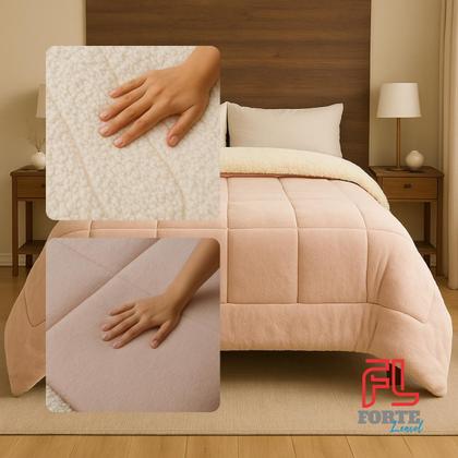 Imagem de Coberdrom Queen Sherpa Dulpa Face Manta Soft Edredom Cobertor
