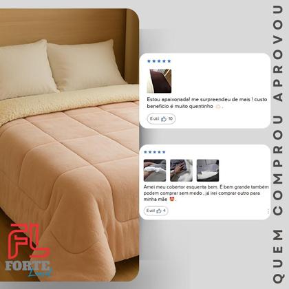 Imagem de Coberdrom Queen Sherpa Dulpa Face Manta Soft Edredom Cobertor