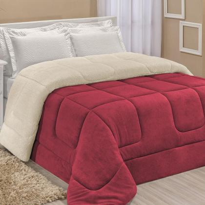 Imagem de Coberdrom Robust Queen Manta Soft Sherpa Vermelho