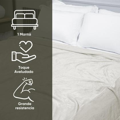 Imagem de Coberta Manta Inverno Microfibras Solteiro