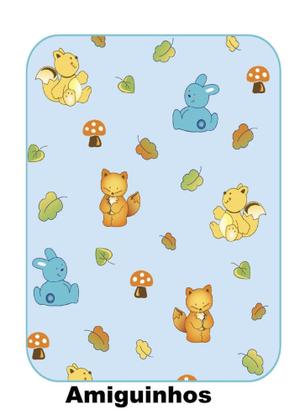 Imagem de Cobertor Antialérgico Bebê - Pelo Alto Jolitex - Jolitex Ternille-Amiguinhos/ Bichinhos
