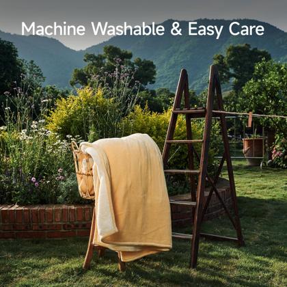 Imagem de Cobertor aquecido GOTCOZY King Size com controlador duplo amarelo