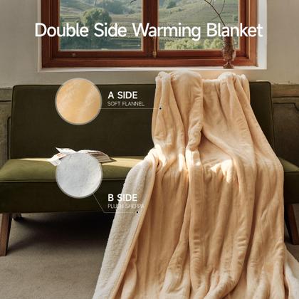 Imagem de Cobertor aquecido GOTCOZY King Size com controlador duplo amarelo