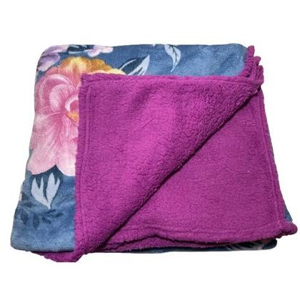 Imagem de Cobertor Áustria Estampado Manta Felpuda Sherpa Casal