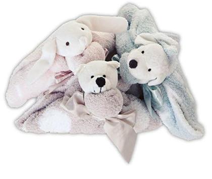 Imagem de Cobertor Barefoot Dreams Cozychic Dream Mini com Buddie Rosa
