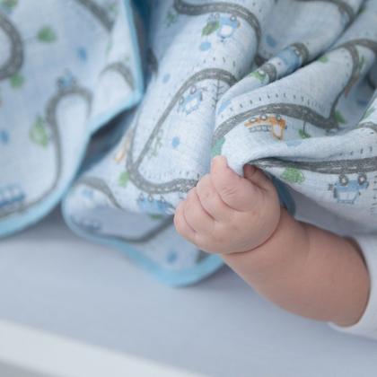 Imagem de Cobertor Bebê Flanelado 100% Algodão 1.10x90cm Estampado Papi