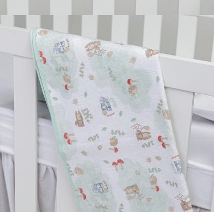Imagem de Cobertor Bebê Flanelado 100% Algodão 1.10x90cm Estampado Papi