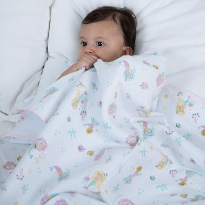 Imagem de Cobertor Bebê Flanelado 100% Algodão 1.10x90cm Estampado Papi