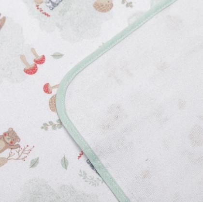 Imagem de Cobertor Bebê Flanelado 100% Algodão 1.10x90cm Estampado Papi
