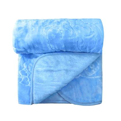 Imagem de Cobertor Bebe Frio Intenso Menino Urso Macio Antialergico