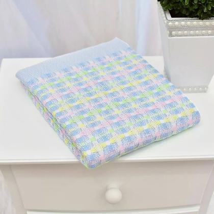 Imagem de Cobertor Bebê Infantil Térmico 100% Algodão 110x90 - TexNew