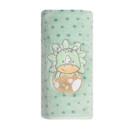 Imagem de Cobertor Bebê Microfibra Dino 1,10CmX90Cm Papi