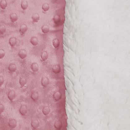 Imagem de Cobertor bebê Sherpam Dots - Rosa