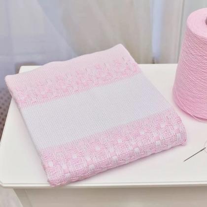 Imagem de Cobertor Bebê Térmico Para Bordar 100% Algodão 110x90 - TexNew Baby