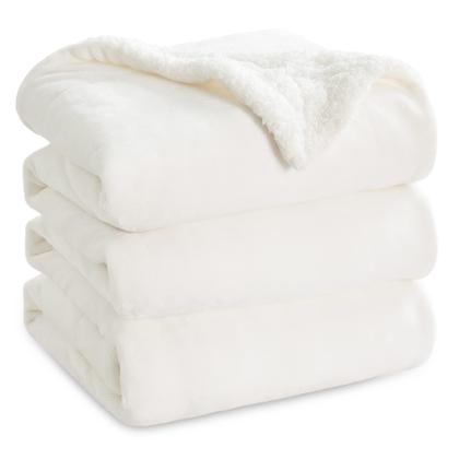 Imagem de Cobertor Bedsure Sherpa Fleece Queen Size grosso e quente