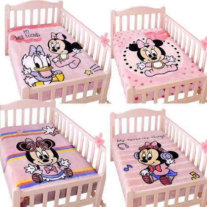 Imagem de Cobertor Berço Minnie Disney Te Amo  Proteção, Carinho e Maciez