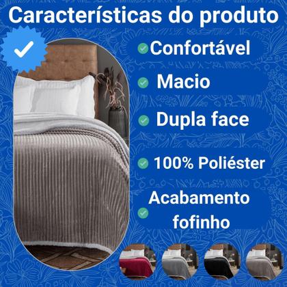Imagem de Cobertor Boreal Queen 220X240 Cores Diversas - Corttex