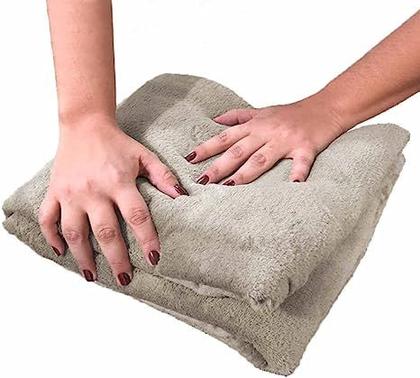 Imagem de Cobertor Cam Velour Queen 300g 220x240 Bege - Manta Microfibra Soft
