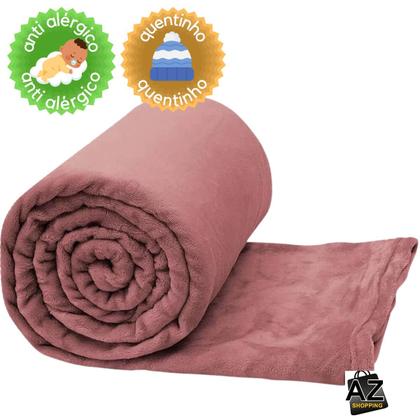 Imagem de Cobertor Casal Aveludado 2,20x1,80 Microfibra Macia