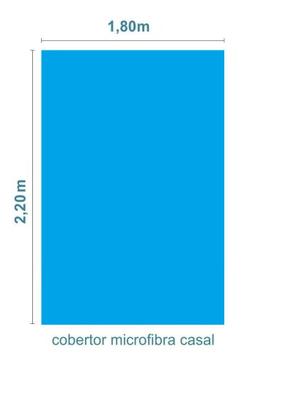 Imagem de Cobertor Casal Aveludado 2,20x1,80 Microfibra Macia