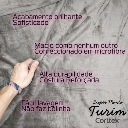 Imagem de Cobertor Casal Aveludado 2,20x1,80 Microfibra Macia