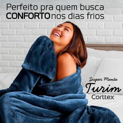 Imagem de Cobertor Casal Aveludado 2,20x1,80 Microfibra Macia