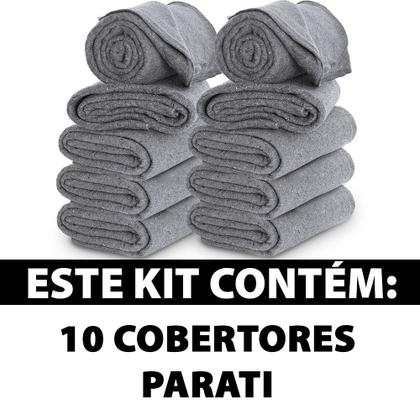 Imagem de Cobertor Casal com 10 peças 160x190cm Corta Febre Popular Doação - Emcompre
