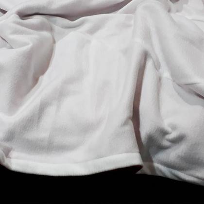 Imagem de Cobertor casal comum duplo soft mais duas fronhas branco