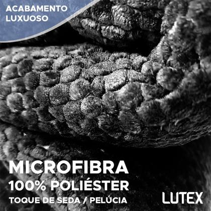 Imagem de Cobertor Casal Corttex Lugano 100% Microfibra - Manta Grossa Textura Toque Macio Fofinho 1,80 x 2,20