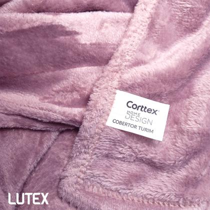 Imagem de Cobertor Casal Corttex Turim Super Soft Alta Gramatura 260g Manta Microfibra Poliéster Toque Seda