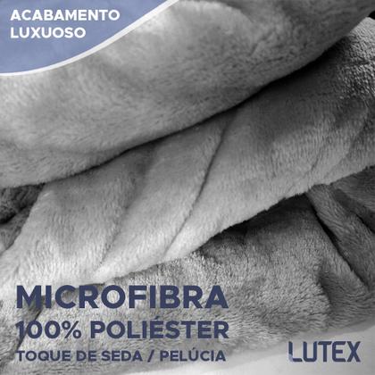 Imagem de Cobertor Casal Corttex Turim Super Soft Alta Gramatura 260g Manta Microfibra Poliéster Toque Seda