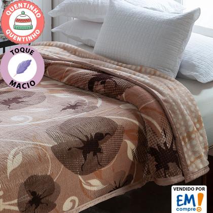 Imagem de Cobertor Casal Dupla Face 1,80m x 2,20m Dyuri Jolitex -Emcompre