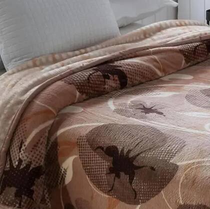 Imagem de Cobertor Casal Jolitex/Dyuri Ternille Nilo Bege 180x220cm