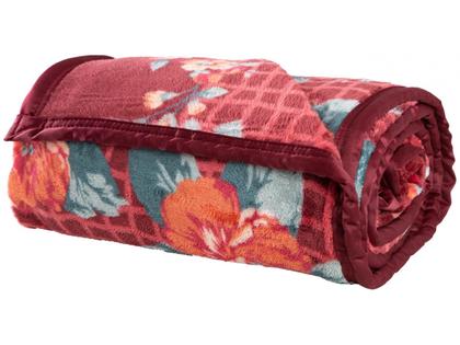 Imagem de Cobertor Casal Jolitex Poliéster Dyuri Plus Tiete Vinho