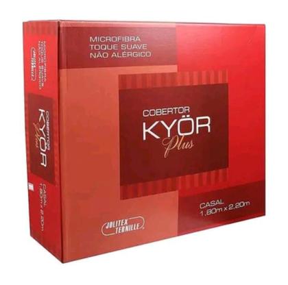 Imagem de Cobertor casal Kior plus 1,80 m x 2,20 m anti- alérgico JOLITEX.