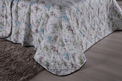 Imagem de Cobertor casal padrão tecido micro percal 400 fios edredom todo estampado