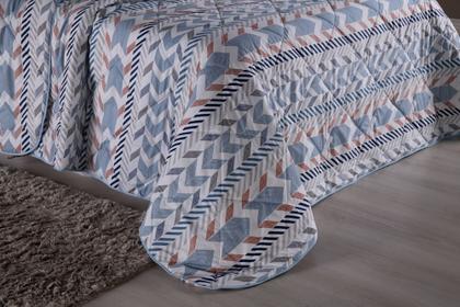 Imagem de Cobertor casal padrão tecido micro percal 400 fios edredom todo estampado