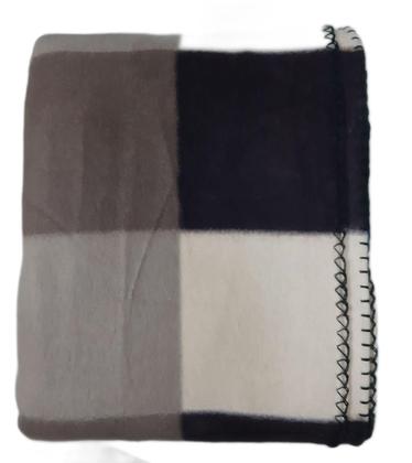 Imagem de Cobertor Casal Polar Três Fleece Xadrez C/Estilo Escocês 180x220m