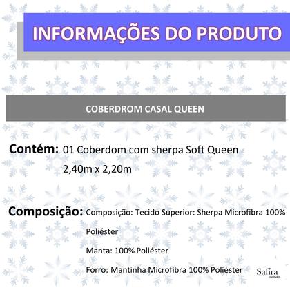 Imagem de Cobertor Casal Queen Manta Cobertas Com Sherpa Macio Grosso