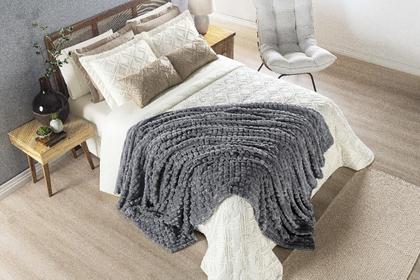 Imagem de Cobertor Casal Queen para Frio intenso Dupla Face super macio varias cores e modelos