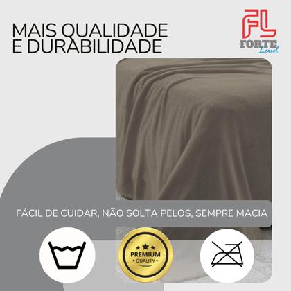 Imagem de Cobertor Coberta Manta Casal Soft Veludo Microfibra 2,00 X 1,80