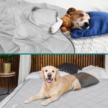 Imagem de Cobertor Cooling Dog PEtami Premium Lightweight 40x60cm cinza