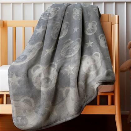 Imagem de Cobertor de Bebe Alto Relevo Hazime Linha Premium Hipoalérgico 90X110 Cm