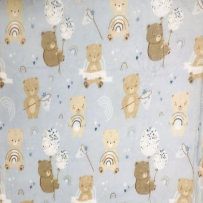 Imagem de Cobertor de Bebe Estampado Microfibra Antialérgico Camesa 80X1,10m