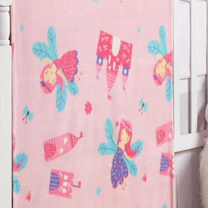 Imagem de Cobertor De Berço King Etruria Flannel Kids Fadas 110X150