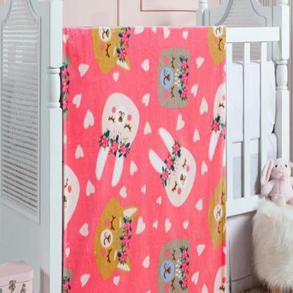 Imagem de Cobertor De Berço King Etruria Flannel Kids Lilica 110X150
