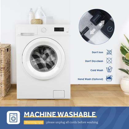 Imagem de Cobertor de carro aquecido Sealy de 12 volts com 2 portas USB 59x43 Plaid