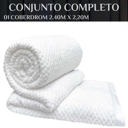 Imagem de Cobertor De Casal Queen Size Fofinho e Grosso Kiley Antialergico