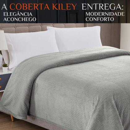 Imagem de Cobertor De Casal Queen Size Fofinho e Grosso Kiley Antialergico