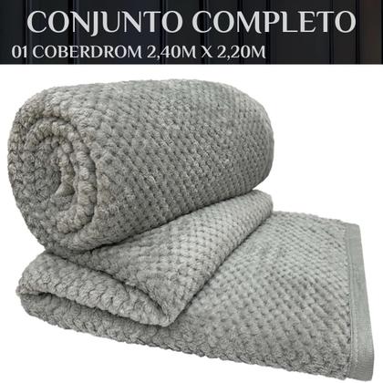 Imagem de Cobertor De Casal Queen Size Fofinho e Grosso Kiley Antialergico